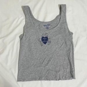 Brandy Melville sweet as heaven gray tank